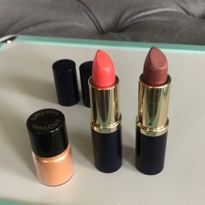Lancôme eye shadow Estée Lauder lipsticks